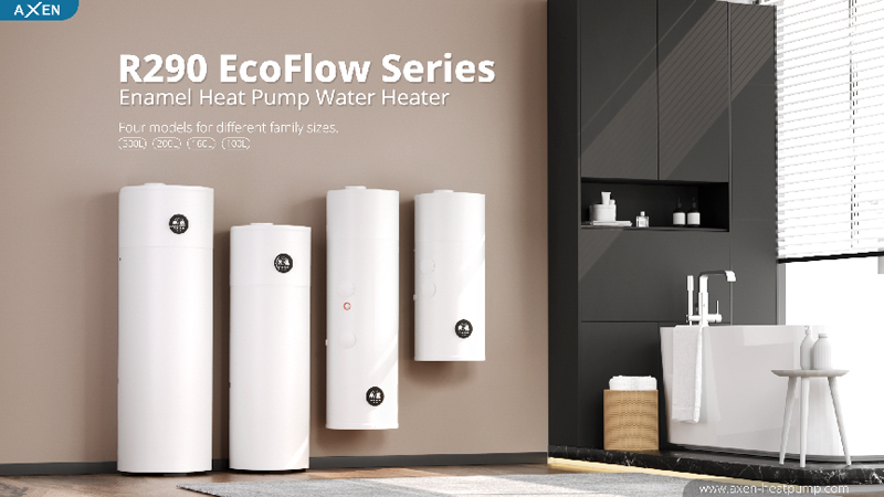 Introducing the AXEN R290 EcoFlow Series Enamel Heat Pump Water Heater