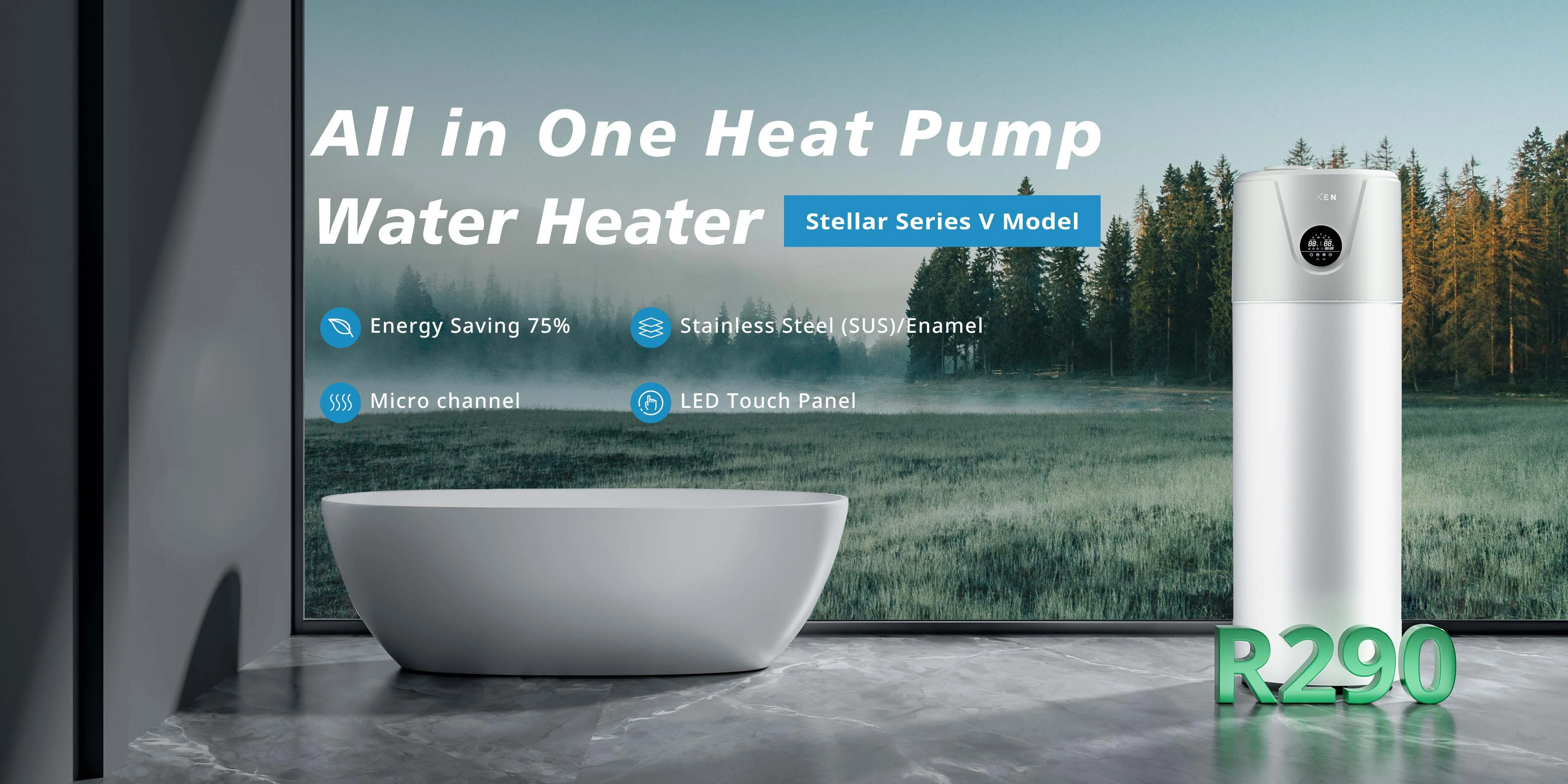 Stellar Series All-in-One Heat Pump Water Heater